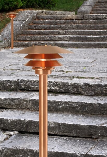Nordlux - Lampada da esterno VENO 1xE27/60W/230V IP54 in rame
