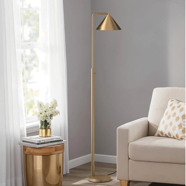 Alora Mood ALM-REMYCK-FL-GD - Lampada da terra REMYCK 1xE27/60W/230V, oro