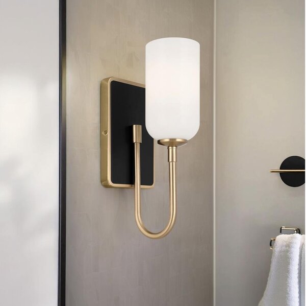 Kichler KL-SOLIA-1W-CPZB - Lampada da bagno a LED SOLIA 1xG9/3W/230V IP44, finitura oro