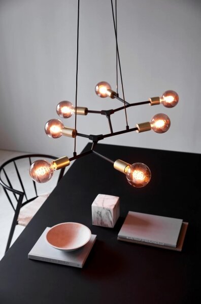 Nordlux - Lampadario a sospensione su cavo JOSEFINE 7xE27/60W/230V