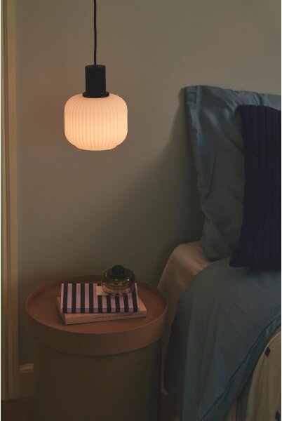 Nordlux - Lampadario a sospensione con cavo MILFORD 1xE27/40W/230V nero
