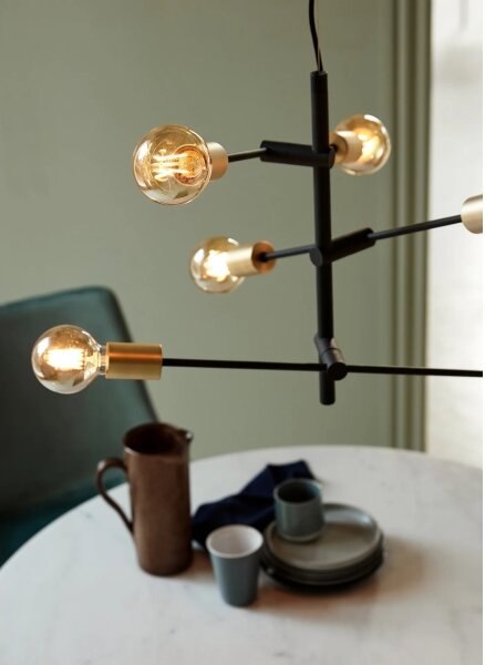 Nordlux - Lampadario a sospensione con cavo JOSEFINE 6xE27/25W/230V