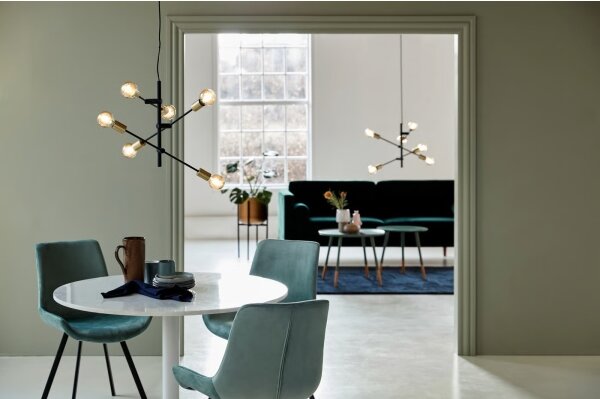 Nordlux - Lampadario a sospensione con cavo JOSEFINE 6xE27/25W/230V
