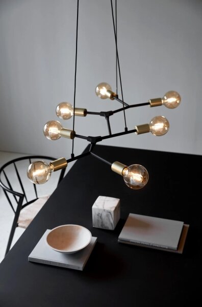 Nordlux - Lampadario a sospensione su cavo JOSEFINE 7xE27/60W/230V