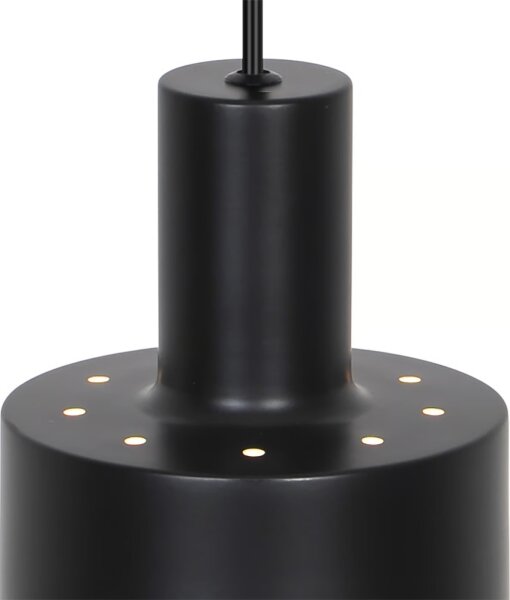 Nordlux - Lampadario per MATIS 1xE27/40W/230V nero