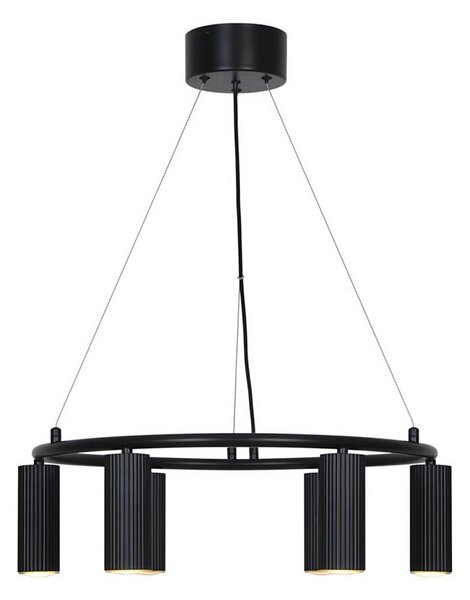 Nordlux - Lampadario a sospensione VICO 6xGU10/5W/230V nero
