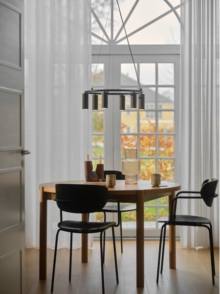 Nordlux - Lampadario a sospensione VICO 6xGU10/5W/230V nero
