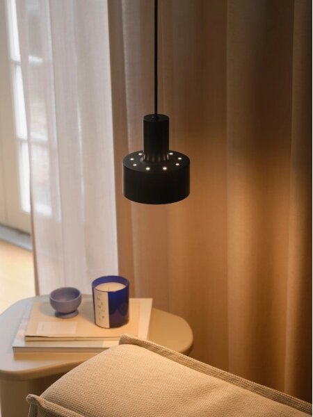 Nordlux - Lampadario per MATIS 1xE27/40W/230V nero