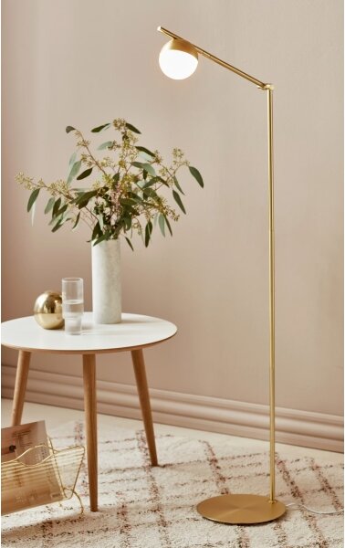 Nordlux - Lampada da terra CONTINA 1xG9/5W/230V in ottone