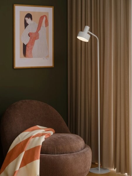 Nordlux - Lampada da terra MATIS 1xE27/15W/230V bianca