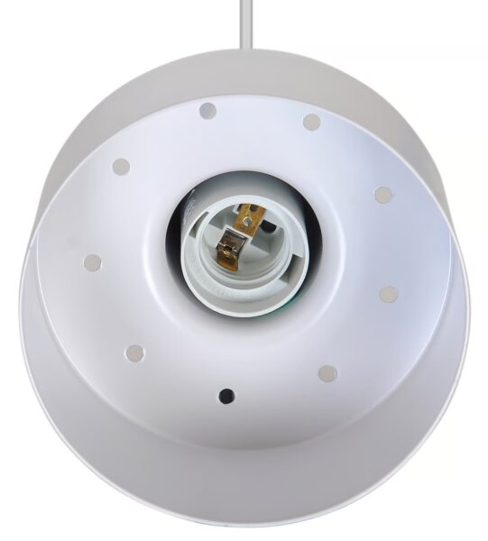 Nordlux - Lampadario MATIS 1xE27/40W/230V bianco