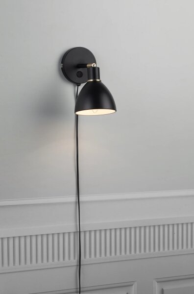 Nordlux - Applique da parete RAY 1xE14/25W/230V nera