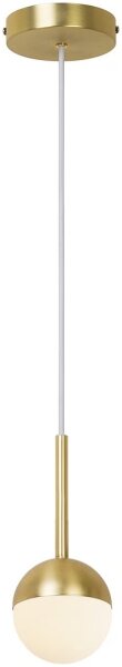 Nordlux - Lampadario su cavo CONTINA 1xG9/5W/230V ottone