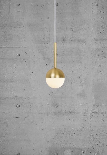 Nordlux - Lampadario su cavo CONTINA 1xG9/5W/230V ottone