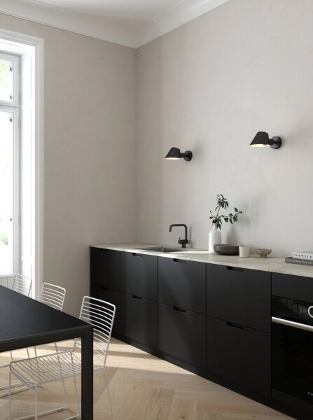 DFTP by Nordlux - Lampada da parete STAY 1xE27/60W/230V nera
