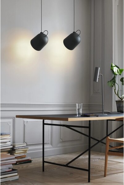 DFTP by Nordlux - Lampadario sospeso a cavo ANGLE 1xE27/25W/230V nero