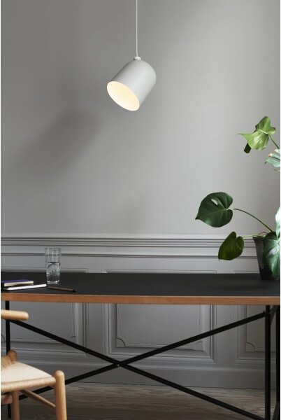 DFTP by Nordlux - Lampada a sospensione con cavo ANGLE 1xE27/25W/230V bianca