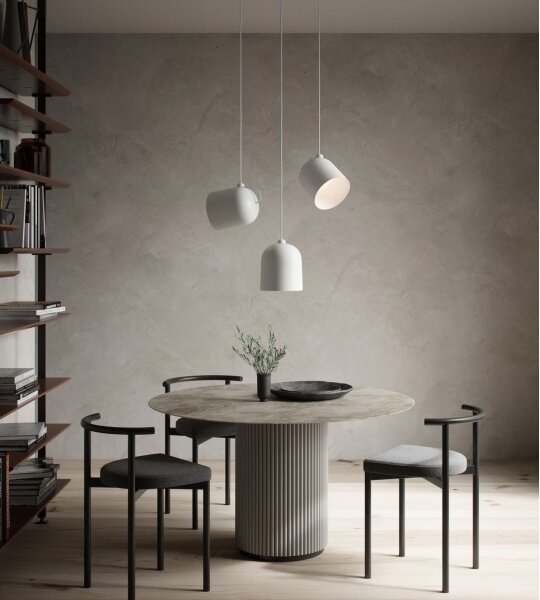 DFTP by Nordlux - Lampada a sospensione con cavo ANGLE 1xE27/25W/230V bianca