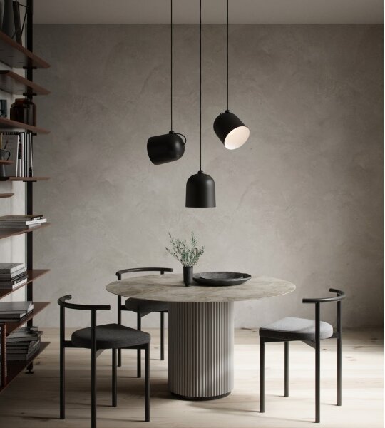DFTP by Nordlux - Lampadario sospeso a cavo ANGLE 1xE27/25W/230V nero