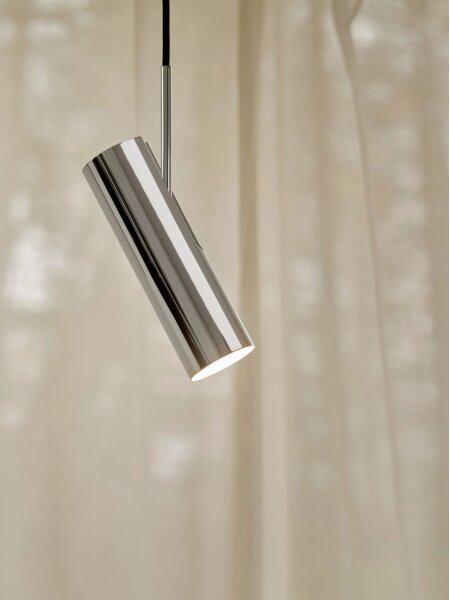 Nordlux - Lampada a sospensione su cavo MIB 1x GU10/20W/230V cromo lucido