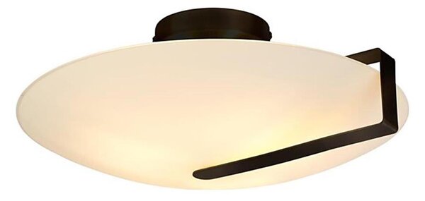 Searchlight 73990-3BK - SUNDIAL Lampada da soffitto a 3 luci 3xE27/40W/230V nera