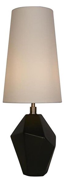 Searchlight EU88250BK - Lampada da tavolo APEX 1xE27/60W/230V nero/grigio