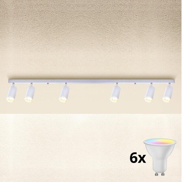 Brilagi - Faretti LED dimmerabili SELE 6xGU10/6,5W/230V bianco