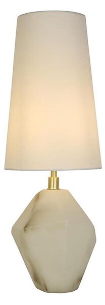 Searchlight EU88250WH - Lampada da tavolo APEX 1xE27/60W/230V Bianco/Grigio
