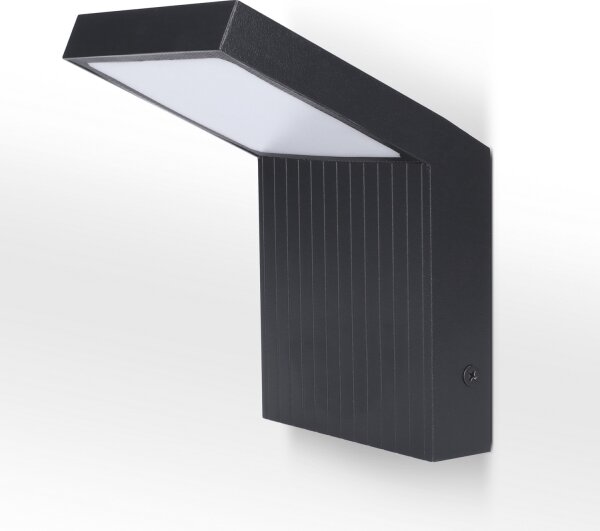 Brilagi - Lampada da parete a LED per esterni RIANO LED/8W/230V Antracite IP65