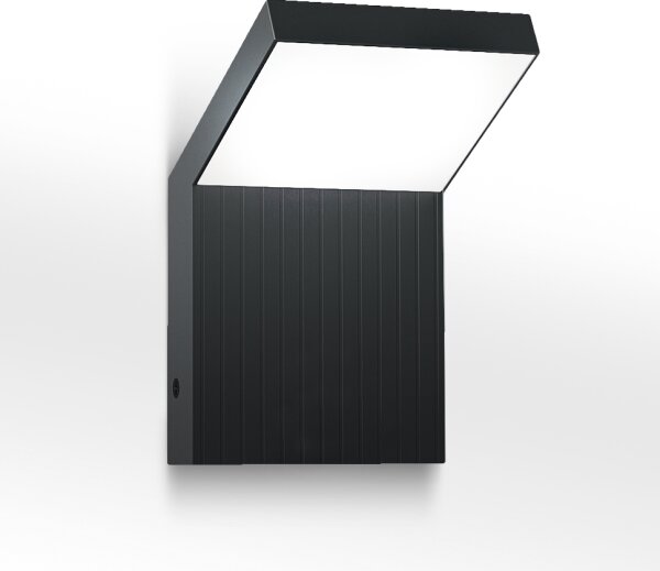 Brilagi - Lampada da parete a LED per esterni RIANO LED/8W/230V Antracite IP65