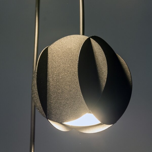 Lampadario a sospensione con cavo GAMBIT 4xGU10/10W/230V nero