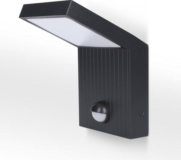 Brilagi - Lampada da parete a LED per esterni con sensore RIANO LED/8W/230V Antracite