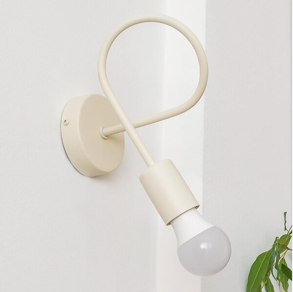 Lampada da parete OXFORD 1xE27/15W/230V colore crema