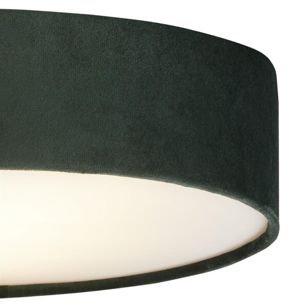 Searchlight 23298-3GR - Lampada da soffitto DRUM 3xE27/60W/230V Verde