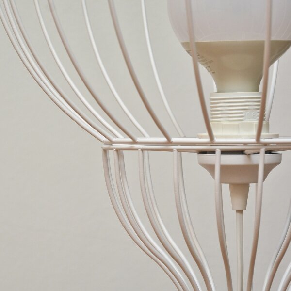 Lampada da terra MERCURE 1xE27/15W/230V bianca