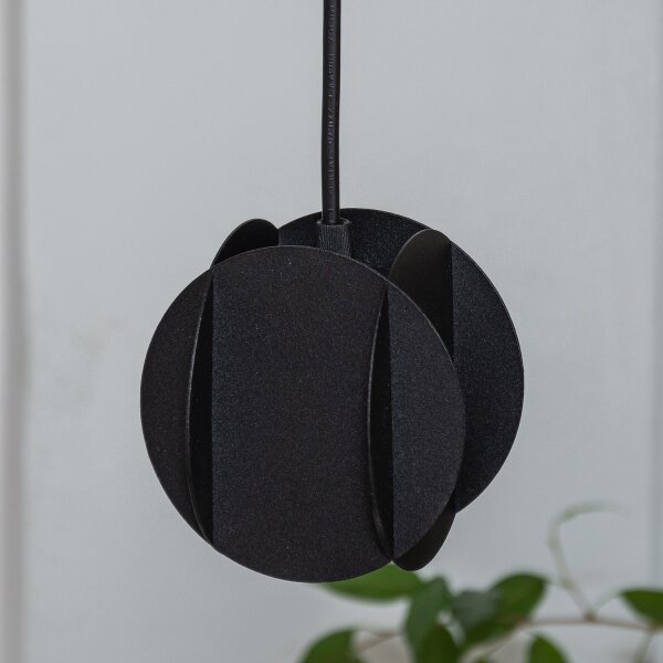 Lampada a sospensione con cavo GAMBIT 1xGU10/10W/230V nera