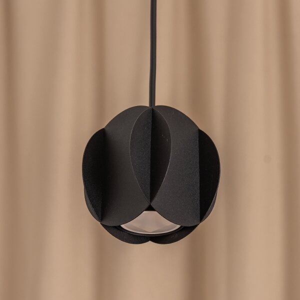 Lampada a sospensione con cavo GAMBIT 1xGU10/10W/230V nera