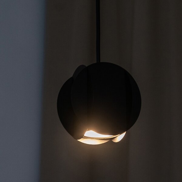 Lampada a sospensione con cavo GAMBIT 1xGU10/10W/230V nera