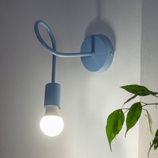 Applique OXFORD 1xE27/15W/230V blu
