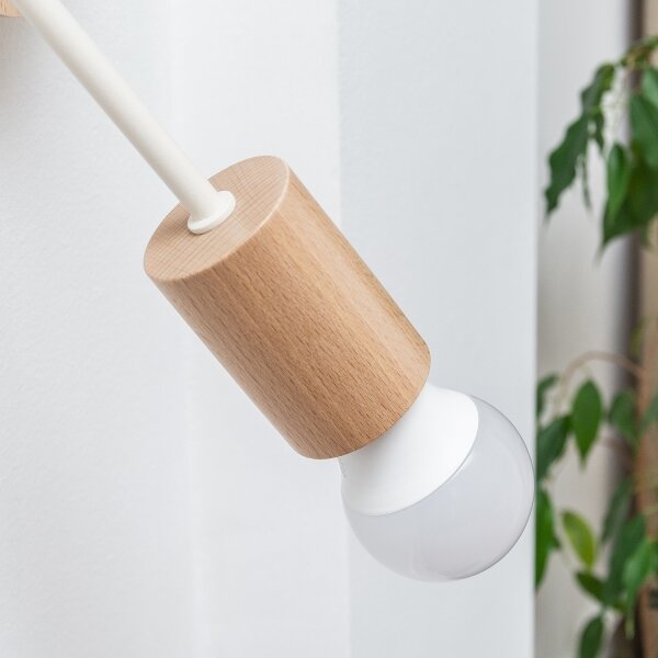 Lampada da parete OXFORD 1xE27/15W/230V pino/crema