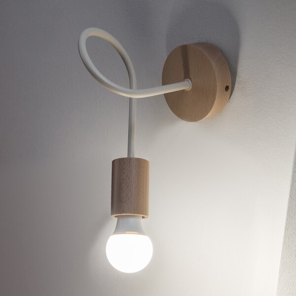 Lampada da parete OXFORD 1xE27/15W/230V pino/crema