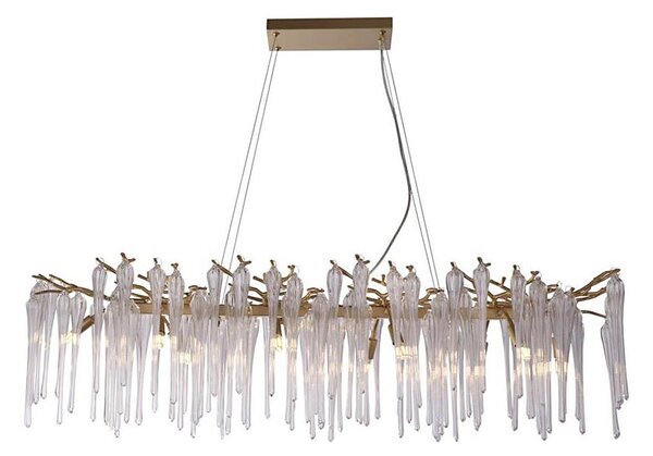 Searchlight 10425-10GO - Lampadario a sospensione HERITAGE 10xG9/33W/230V