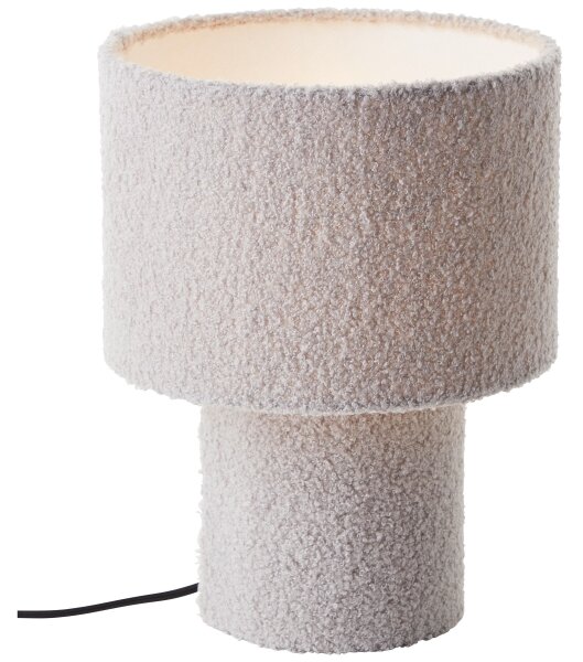 Brilliant - Lampada da tavolo TEDDY 1xE27/20W/230V grigia