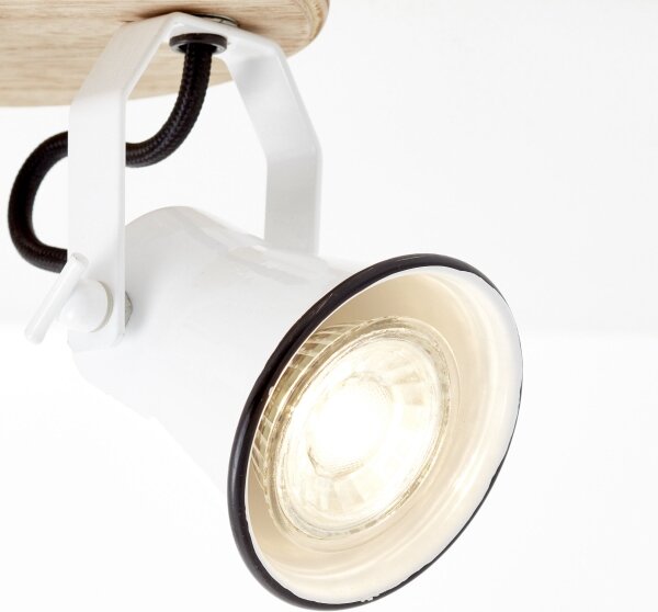 Brilliant - Faretto SEED 2xGU10/5W/230V bianco/beige