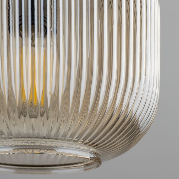 Lampada a sospensione con cord SOPHIA 1xE14/10W/230V nero/verde/fumé beige