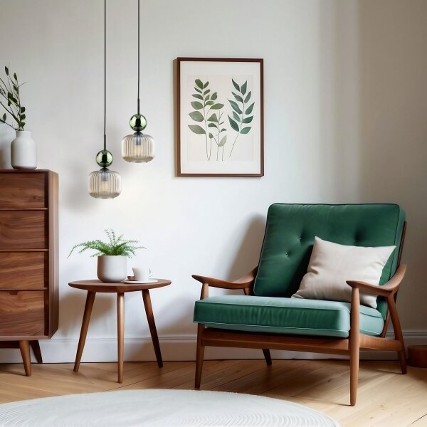 Lampada a sospensione con cord SOPHIA 1xE14/10W/230V nero/verde/fumé beige