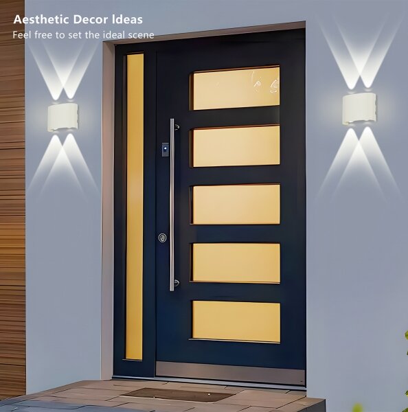 Brilagi - Applique LED per esterni FLAREBOX LED/4W/230V bianca IP65