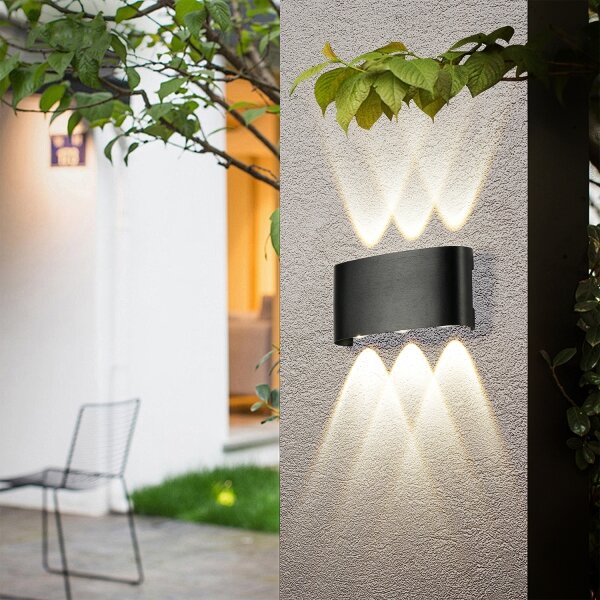Brilagi - Applique LED da esterno FLAREBOX LED/6W/230V nero IP65