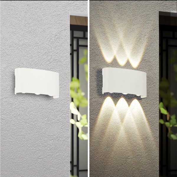 Brilagi - Applique LED da esterno FLAREBOX LED/6W/230V bianco IP65