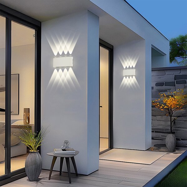 Brilagi - Applique da esterno FLAREBOX LED/8W/230V bianco IP65
